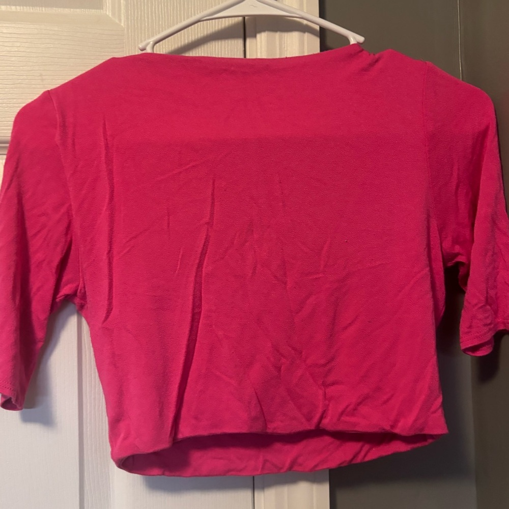 NWOT Naked Wardrobe Pink Top - Picture 3 of 4